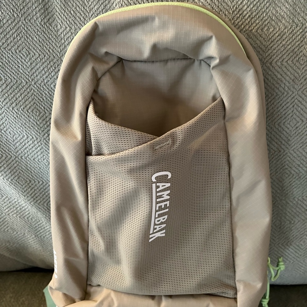 CamelBak Tan and Green Backpack